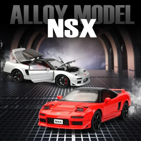 1:32 JDM アキュラ NSX NA1 スーパーカー 合金 車模型 サウンドとライト プルバック グッズ - 画像 (2)