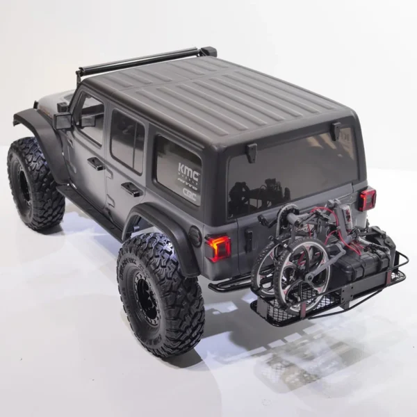 INJORA メタルリアバンパー バックヒッチラック 1/10 クローラー Axial SCX10 90046 III AXI03007 - 画像 (6)