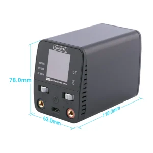 ToolkitRC P200 V2 ミニ電源 AC100W DC200W GaN 小型USB - 画像 (4)