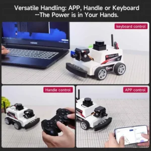 RPi5 ROS2ロボット AI搭載 MicroROS対応 4GB 小型自律移動 - 画像 (4)