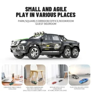 RCカー 2.4G 5ch 1/64 合金ミニSUV ドリフト長時間 - 画像 (2)