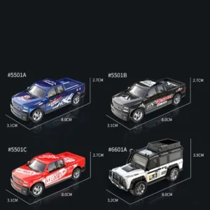 RCカー 2.4G 5ch 1/64 合金ミニSUV ドリフト長時間 - 画像 (6)