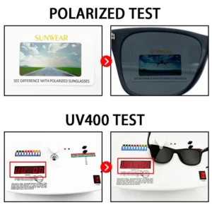 夜間運転サングラス 偏光PCメガネ メンズ スポーツ 夜釣り UVカット - 画像 (4)
