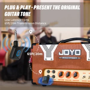 JOYO JW-06 ギターワイヤレス 充電ケース付 高音質5.8GHz - 画像 (4)