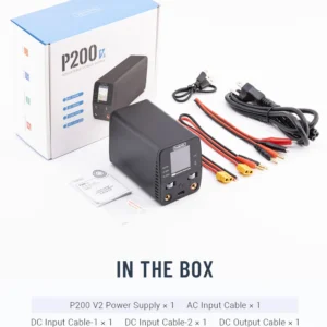 ToolkitRC P200 V2 ミニ電源 AC100W DC200W GaN 小型USB - 画像 (5)
