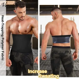 【男性用】発汗シェイプベルト ウエスト 腹巻 ダイエット - 画像 (3)