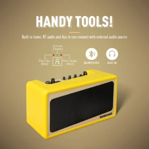 Sonicake QAM-50 ミニギターアンプ Bluetooth内蔵 軽量マルチエフェクト - 画像 (6)