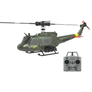 UH-1ヒューイ ラジコンヘリ 2.4G 6軸 バッテリー2個 光学式高度維持 RTF
