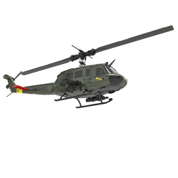 UH-1ヒューイ ラジコンヘリ 2.4G 6軸 バッテリー2個 光学式高度維持 RTF - 画像 (3)
