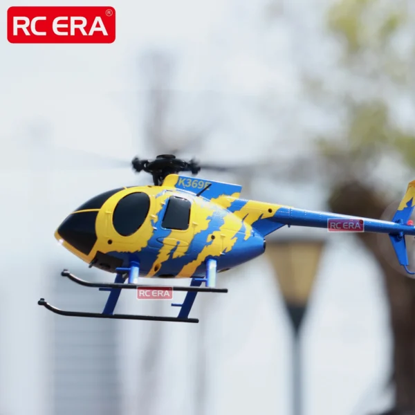 RC ERA C184 BNF ミニ MD500 ヘリ 光学フロー 100サイズ ジャイロ安定 4CH ラジコン機 - 画像 (4)