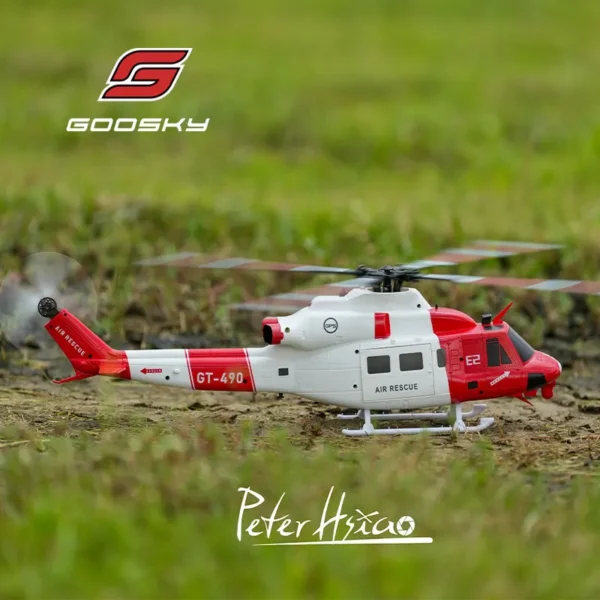 Goosky E2 BNF 2025 GPS搭載 ラジコンヘリ UH-1Y風 1:35スケール - 画像 (3)