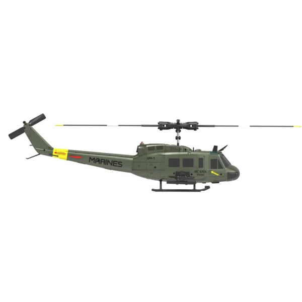 UH-1ヒューイ ラジコンヘリ 2.4G 6軸 バッテリー2個 光学式高度維持 RTF - 画像 (4)