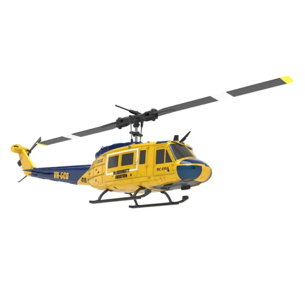 UH-1ヒューイ ラジコンヘリ 2.4G 6軸 バッテリー2個 光学式高度維持 RTF - 画像 (6)