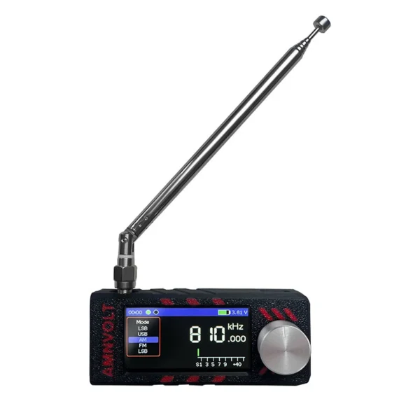 Amnvolt si4732 DSP受信機、HiZフルバンド、1.9インチIPSスクリーン、SSB、 USB 、LSB、AM、FMモード対応、ヘッドフォンアンプ内蔵、 ポータブル 、オープンソース、 アップグレード 可能なファームウェア - 画像 (5)