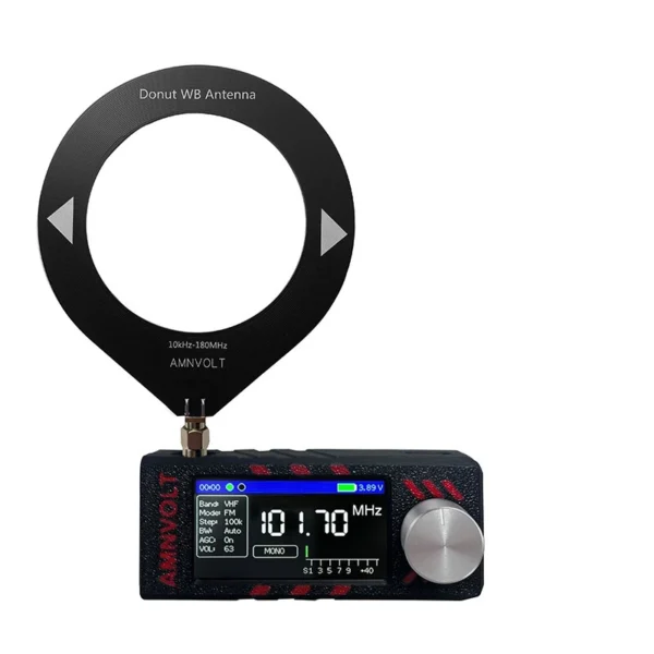 Amnvolt si4732 DSP受信機、HiZフルバンド、1.9インチIPSスクリーン、SSB、 USB 、LSB、AM、FMモード対応、ヘッドフォンアンプ内蔵、 ポータブル 、オープンソース、 アップグレード 可能なファームウェア - 画像 (3)