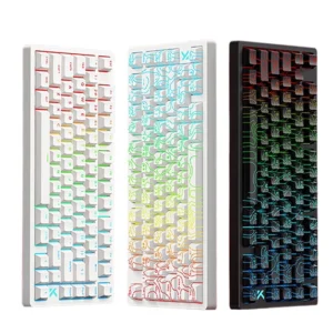 Mchose Jet 75 ホール効果磁気スイッチメカニカルキーボード 80キー RGB ガスケット構造 8K ポーリングレート 0.1ms 超低遅延 有線カスタムゲーミングキーボード