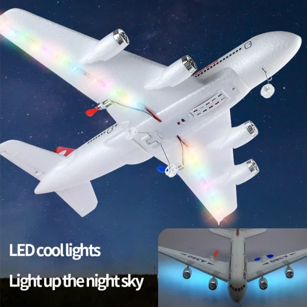ジャイロ搭載 A380 ラジコン飛行機 簡単操作 2.4G - 画像 (3)