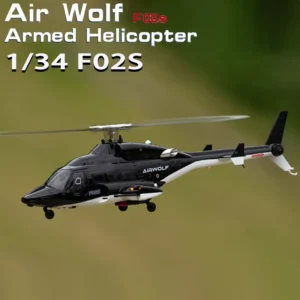 Flying Wolf F02s 武装ヘリ GPS RC 子供/愛好家