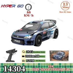 MJX HYPER GO 1/14 ポロ WRC ドリフト ラジコン 4WD 高速オフロード ブラシレス