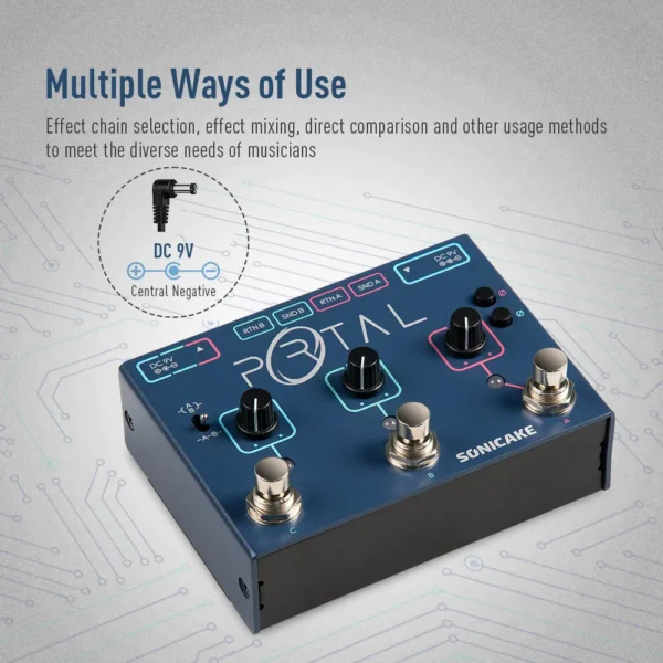 SONICAKE Portal 信号切替機 ABY FXループ 3ch - 画像 (2)