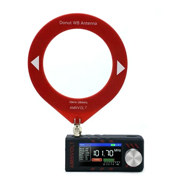 Amnvolt si4732 DSP受信機、HiZフルバンド、1.9インチIPSスクリーン、SSB、 USB 、LSB、AM、FMモード対応、ヘッドフォンアンプ内蔵、 ポータブル 、オープンソース、 アップグレード 可能なファームウェア - 画像 (4)