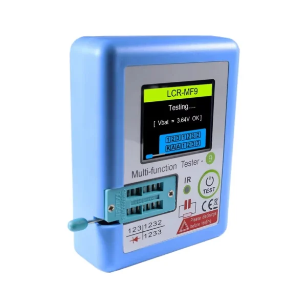 多機能lcr mf9トランジスタテスター TFTダイオード三極管容量計lcr esr npn pnp mosfet irテスターテスト用 - 画像 (2)