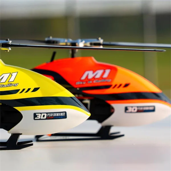 バッテリー2個付き BNF OMPHOBBY m1 v1 2.4G 6ch 3D エアロバティック デュアル ブラシレス ダイレクトドライブモーター RC ヘリコプター - 画像 (2)
