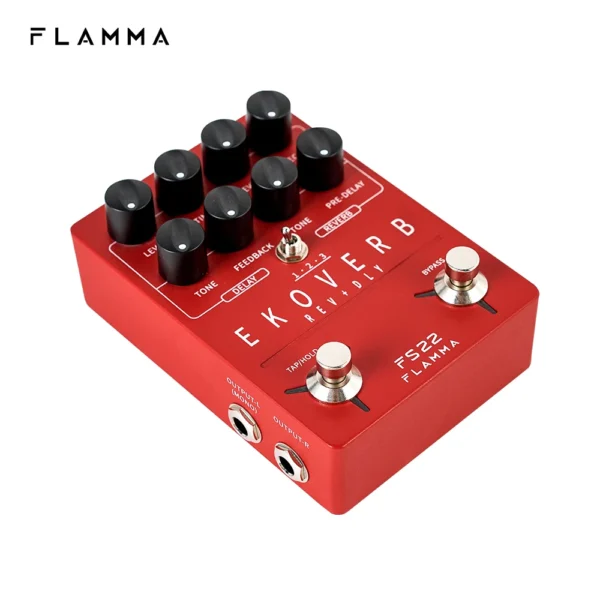 FLAMMA FS22 エコーバーブ リバーブ&ディレイ 電源付 - 画像 (3)