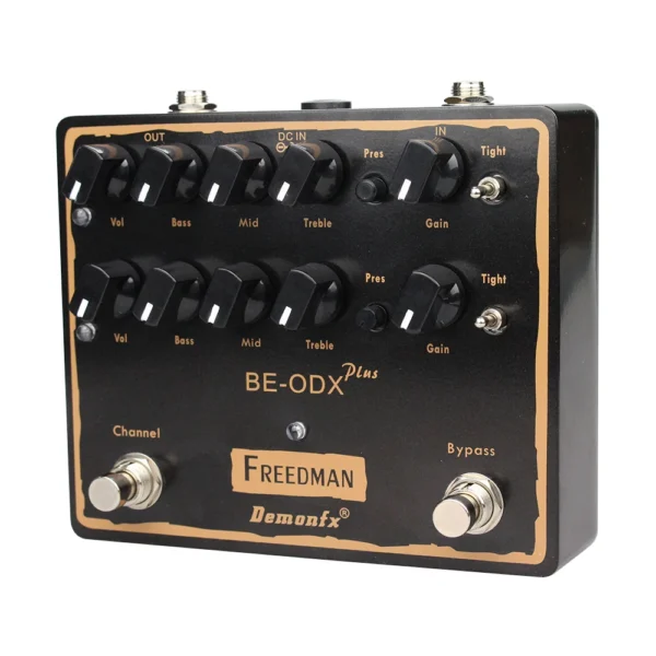Demonfx 高品質オーバードライブディストーション BE-ODX Plus BE-OD Deluxe ダブルチャンネルギターエフェクトペダル ギターアクセサリー - 画像 (3)
