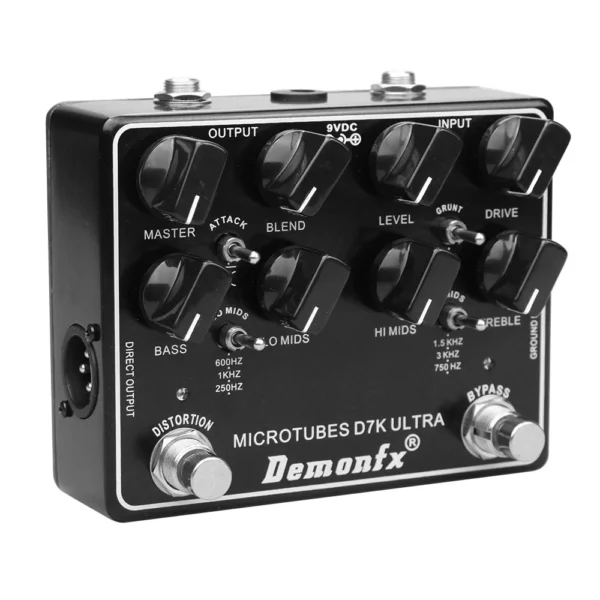 DemonFX-ベースプリアンプペダル、高品質、ベースエフェクトペダル Ultra V2 - 画像 (2)