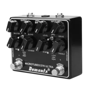 DemonFX-ベースプリアンプペダル、高品質、ベースエフェクトペダル Ultra V2