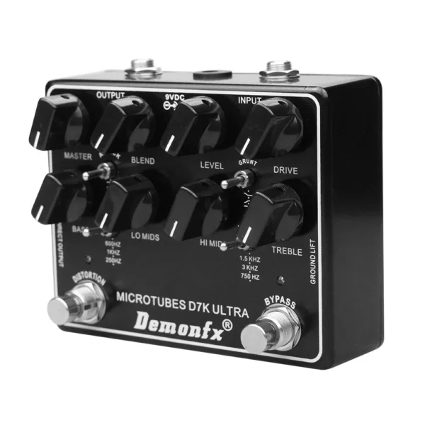DemonFX-ベースプリアンプペダル、高品質、ベースエフェクトペダル Ultra V2