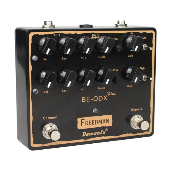 Demonfx 高品質オーバードライブディストーション BE-ODX Plus BE-OD Deluxe ダブルチャンネルギターエフェクトペダル ギターアクセサリー - 画像 (2)