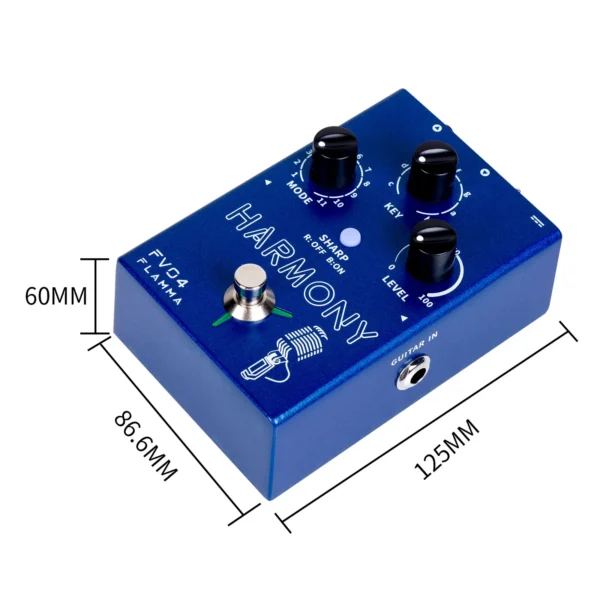 FLAMMA FV04 ボーカルエフェクター ハーモニー12音 48Vファンタム電源 - 画像 (4)