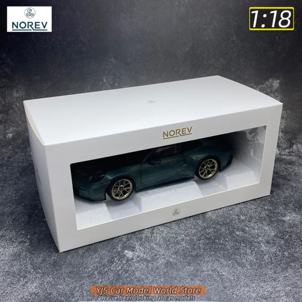 NOREV 911 GT3 992 2021 グリーン 1/18 ミニカー - 画像 (6)