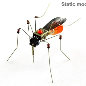 [蚊の静電気] STEAM DIY ロボット昆虫科学発明電子動物学校競技会用非はんだ付け DIYキットSTEMロボット動物