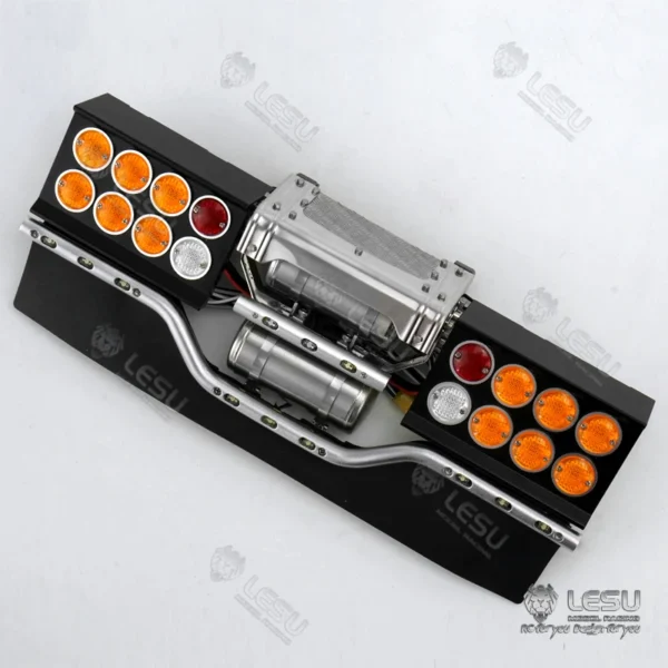 タミヤ  1/14 RC トラック スカニア R620 R470 LESU DIYパーツ用 ガスシリンダーセット付きテールライト LEDリアバンパーランプ