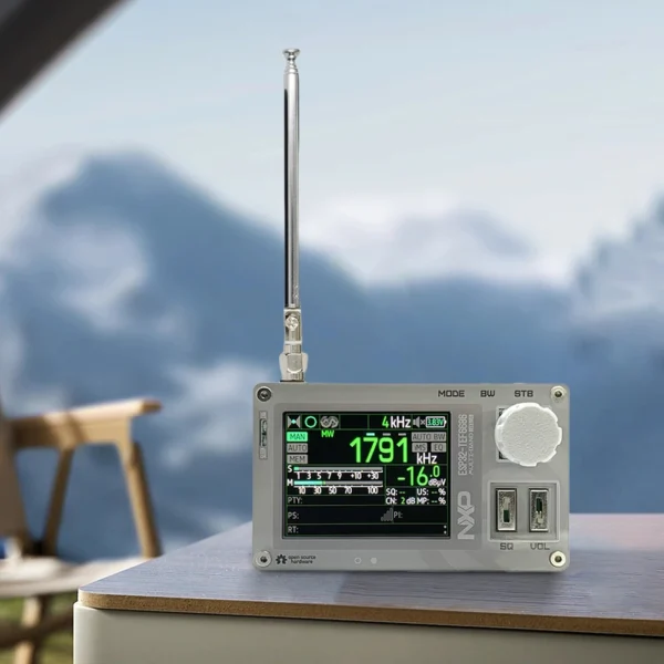 TEF6686 FM/LW/MW/SW フルバンド LCDディスプレイ付き ポータブル 充電式 高齢者向けギフト - 画像 (6)