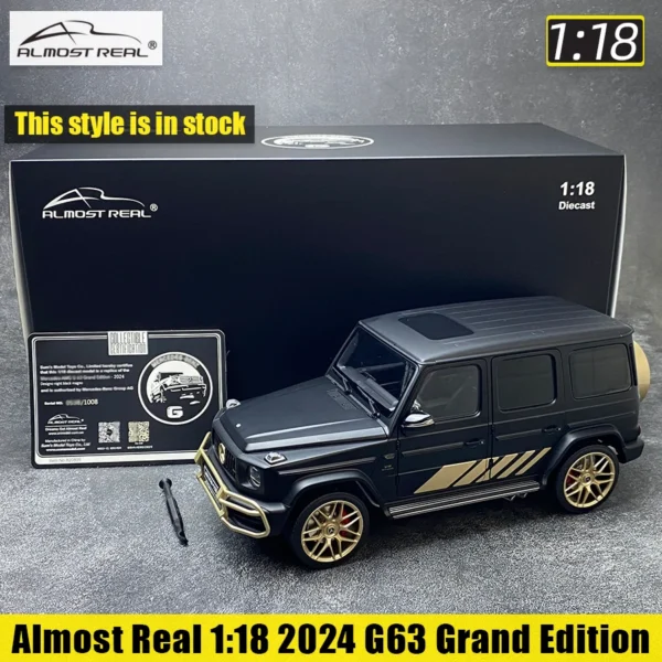 G63 2024 マットブラック 1/18 Almost Real 限定版