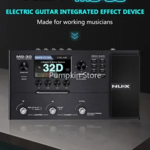 NUX MG-30(英語版)DME デジタルマルチエフェクター ギターベース用 LOOP ループレコーディングサウンドカード