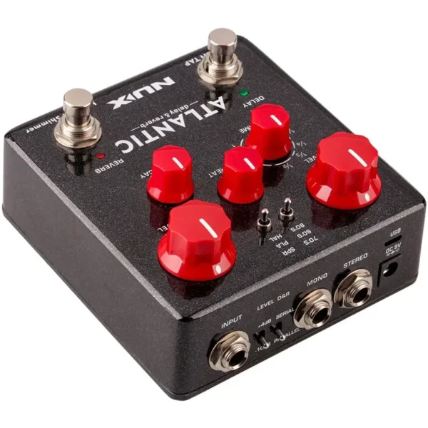 NUX NDR-5 ディレイ&リバーブ ギターエフェクター 高音質 多機能 - 画像 (5)