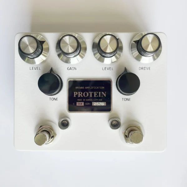 BIG MANギターペダル BR0WNE PROTEIN系オーバードライブ ディストーション 歪み系 エレキギター クローン - 画像 (2)