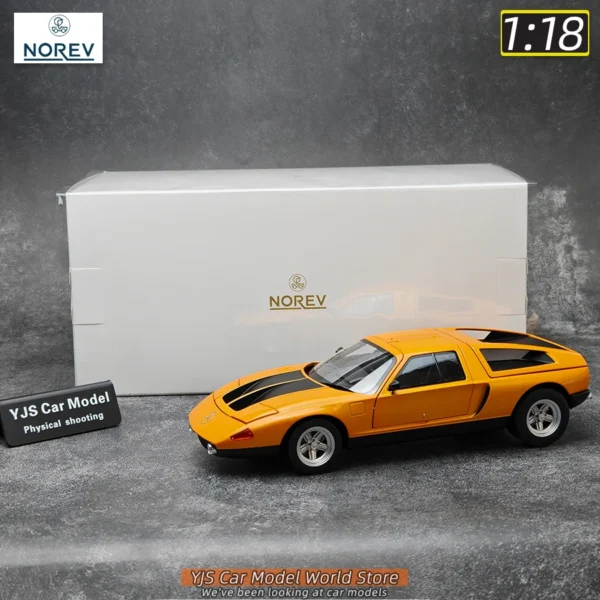 NOREV 1/18 新C111/II 1970 イエロー合金製車模型 ギフト最適 - 画像 (5)
