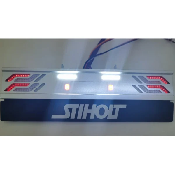 LEDメタルテールランプ 水流 1/14 RCトレーラー スカニア MAN ベンツ ボルボ - 画像 (2)