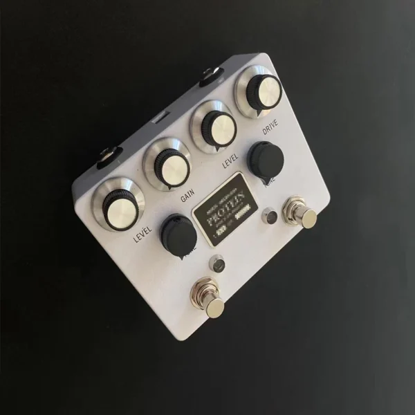 LY-ROCK BR0WNE PROTEIN ギター ペダル 白黒 オーバードライブ ディストーション - 画像 (6)