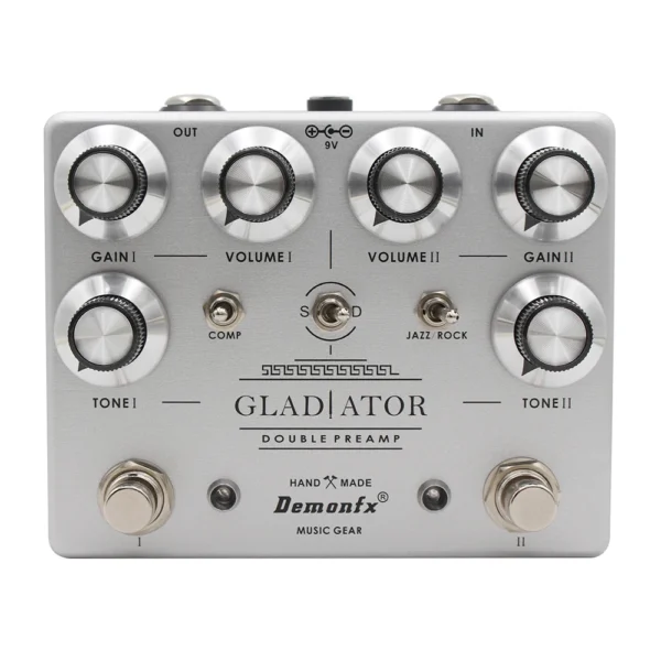Demonfx GLADIATOR ギター ディストーション オーバードライブ ペダル 新品