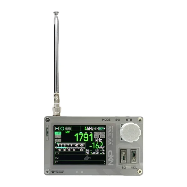TEF6686 FM/LW/MW/SW フルバンド LCDディスプレイ付き ポータブル 充電式 高齢者向けギフト - 画像 (2)