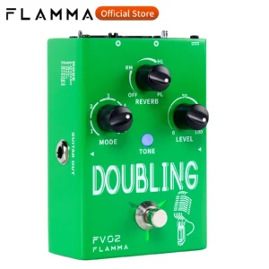 FLAMMA FV02 ボーカルダブリングエフェクトプロセッサー 48Vファンタム電源対応 複数のボーカルモード 2つの出力モード