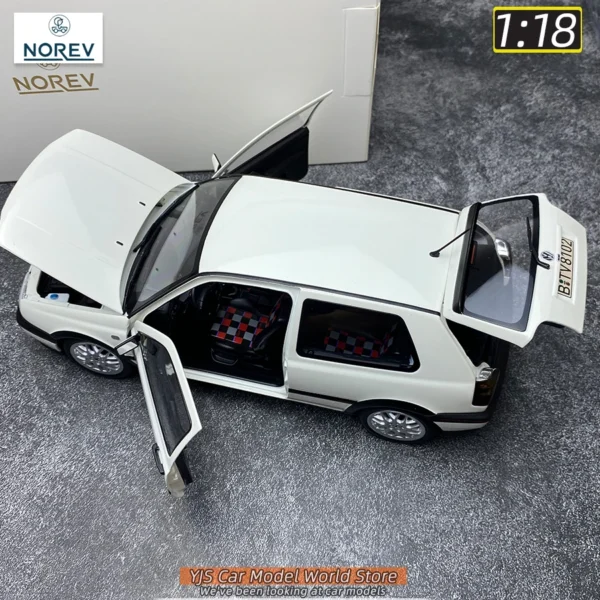 NOREV 1/18 VW ゴルフ GTI 20周年 限定版 ダイキャスト模型 - 画像 (3)