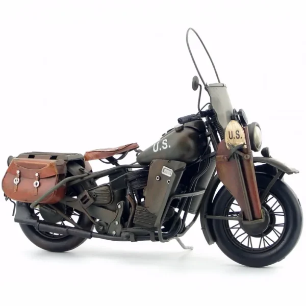 アンティーク風バイク模型 鉄製レトロ雑貨置物 ギフト装飾